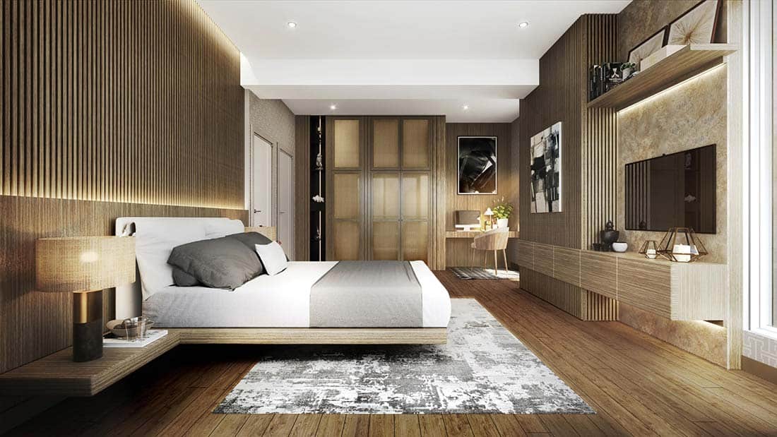 Fortis Residences Masters Bedroom Fitted Out