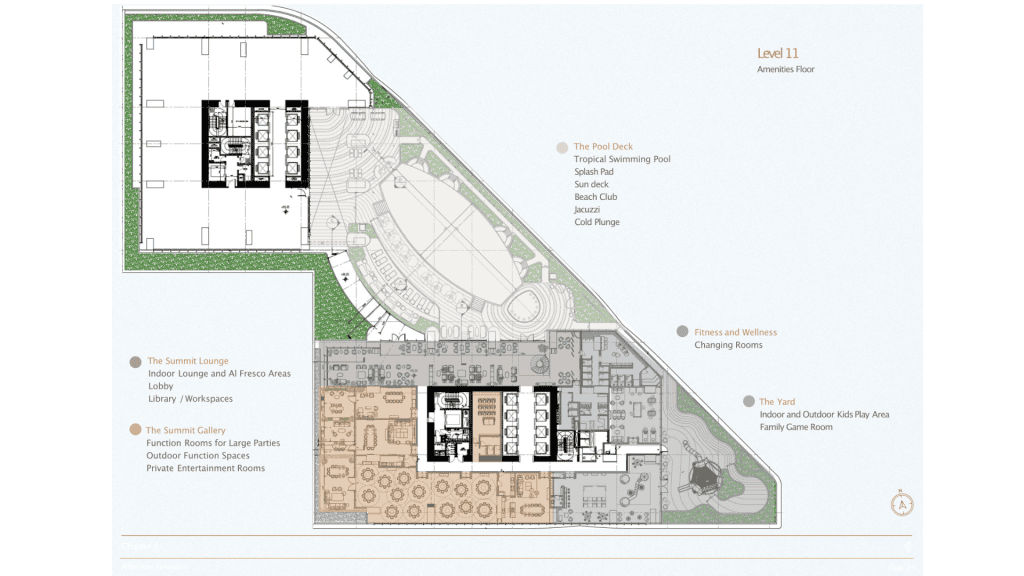 The Shang Summit Level 11 Amenities Floor