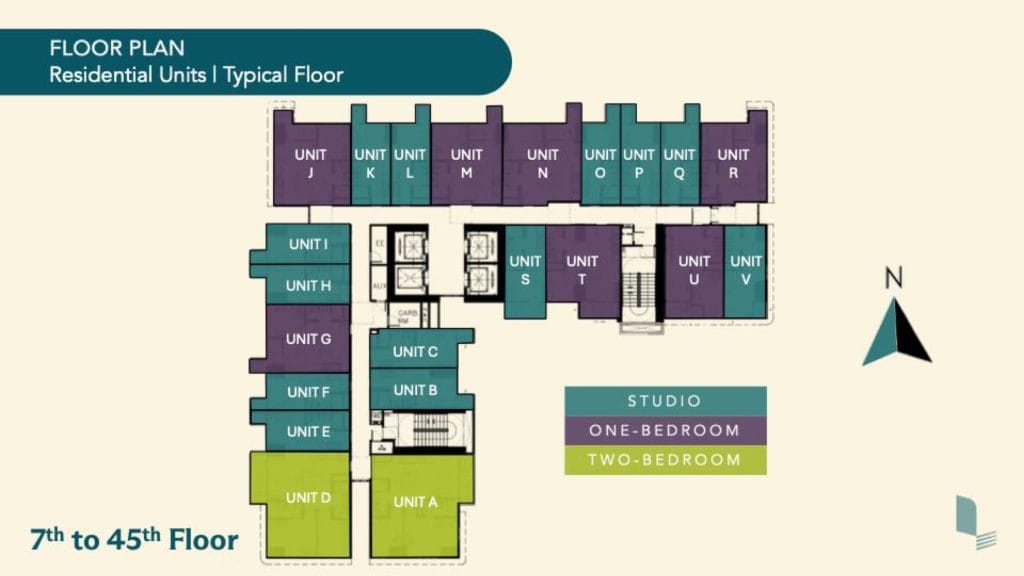 Liv by Arthaland Quezon City Typical Floor Plan