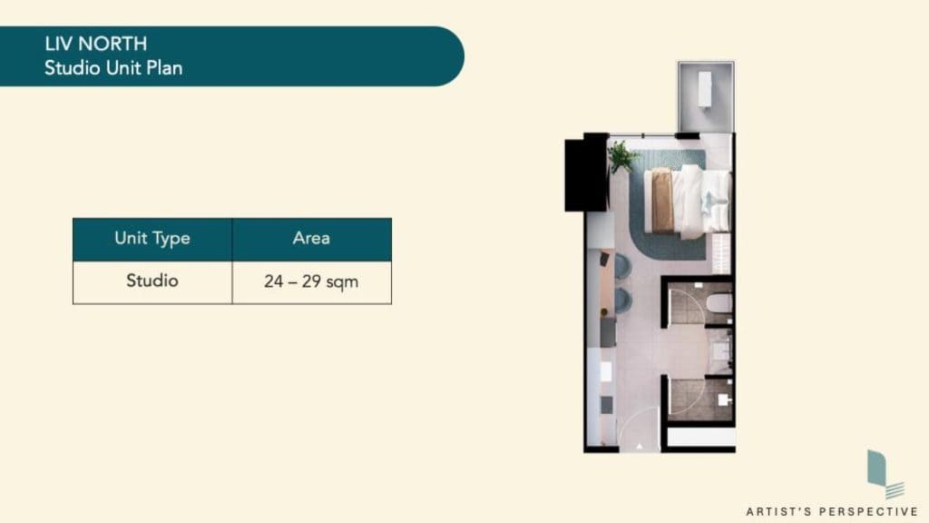 Liv by Arthaland Quezon City Studio Unit