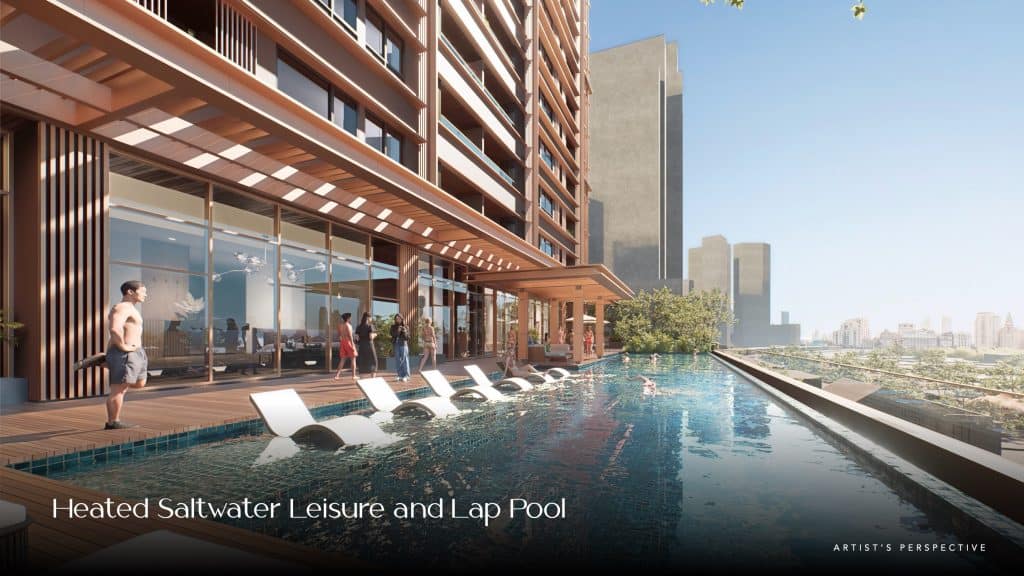 Sondris by Arthaland | Green Condo, Legazpi Village Makati Heated Saltwater Leisure and Lap Pool