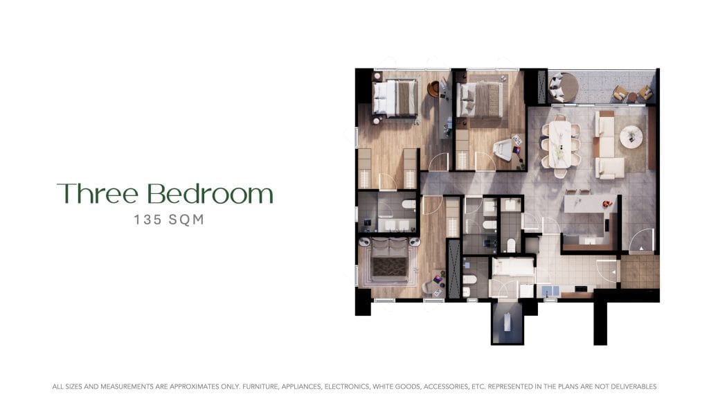 Sondris by Arthaland | Green Condo, Legazpi Village Makati Three Bedroom